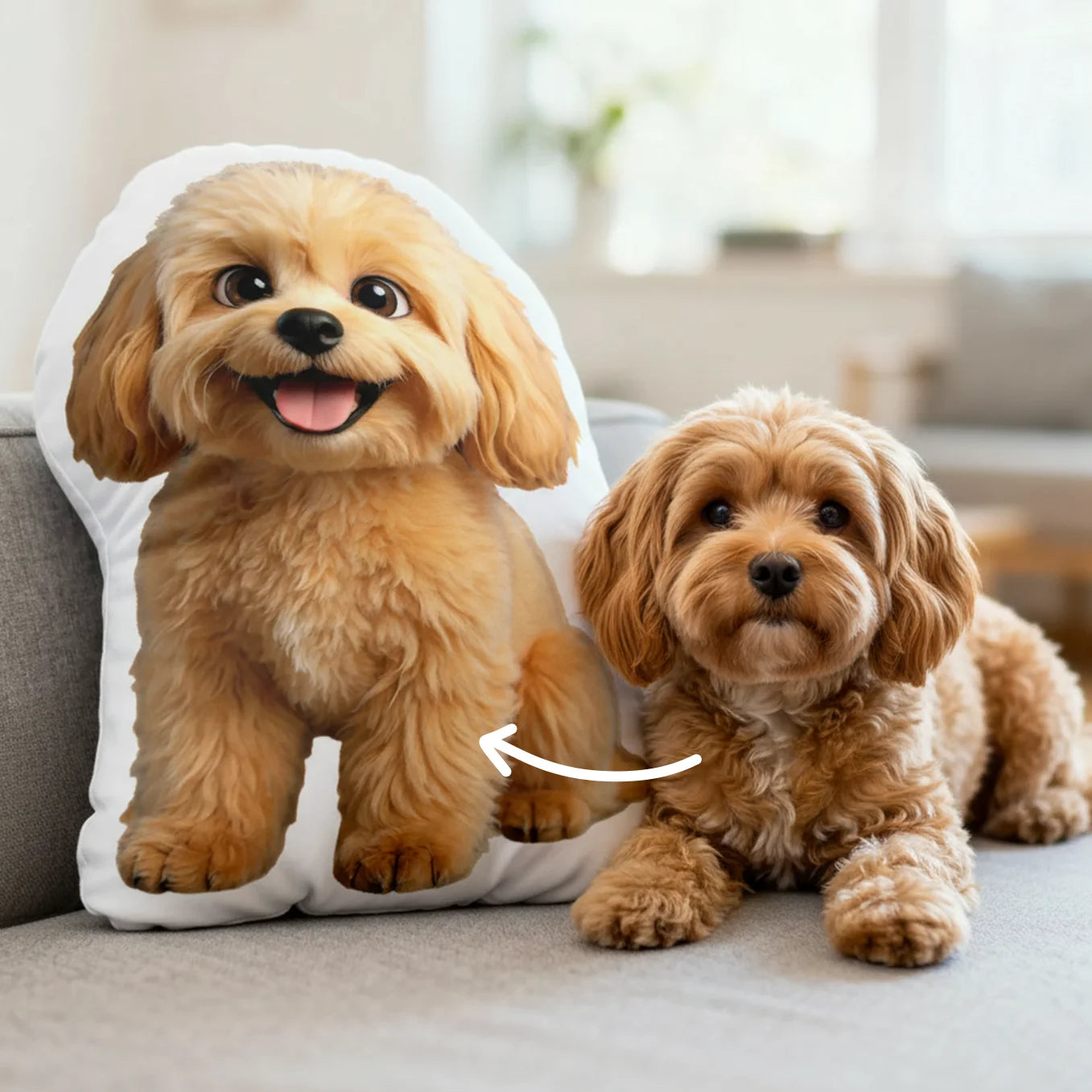 Personalisiertes 3D Dekokissen "Cartoon"