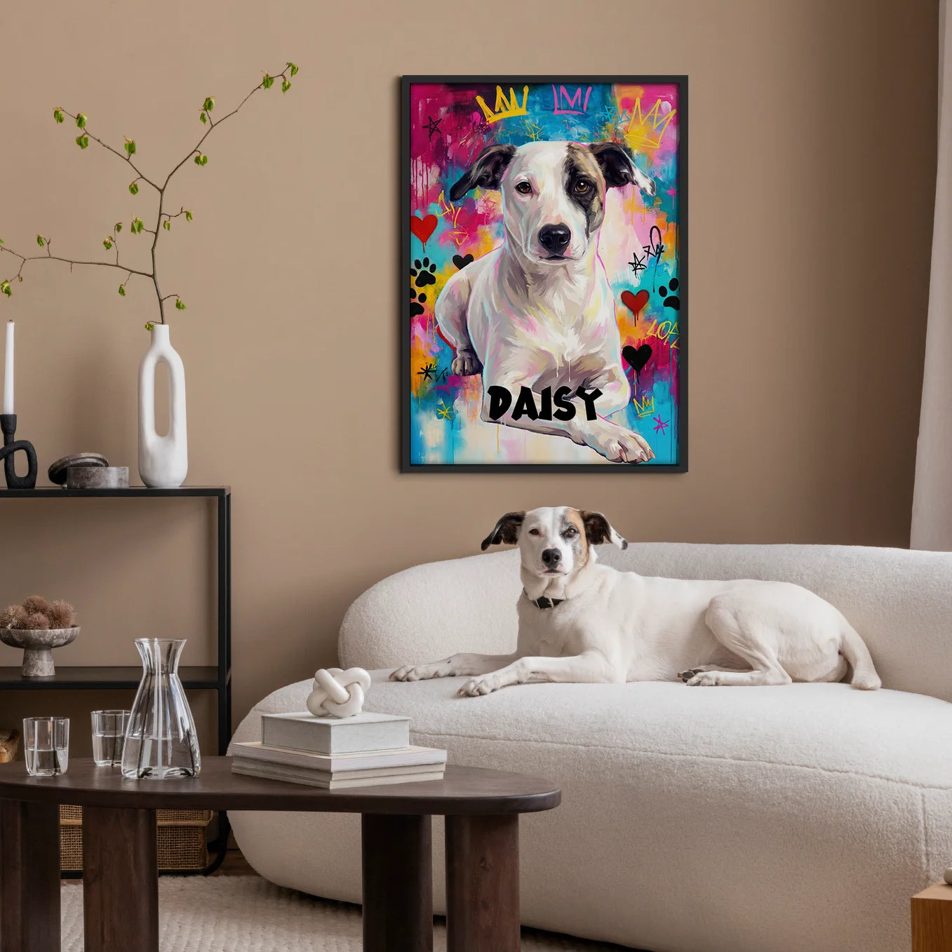 Personalisiertes Poster Haustier "Street Art"