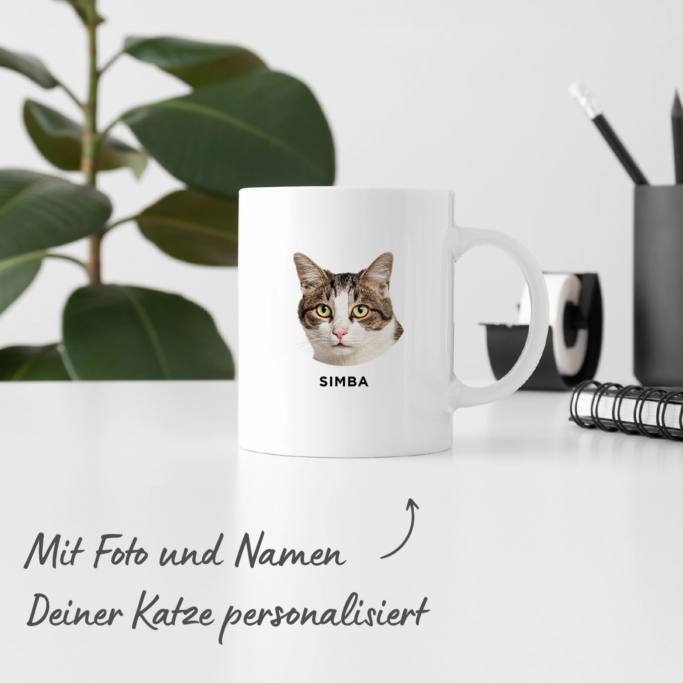 Personalisierte Tasse "Best Cat Mom Ever" Hey Balu