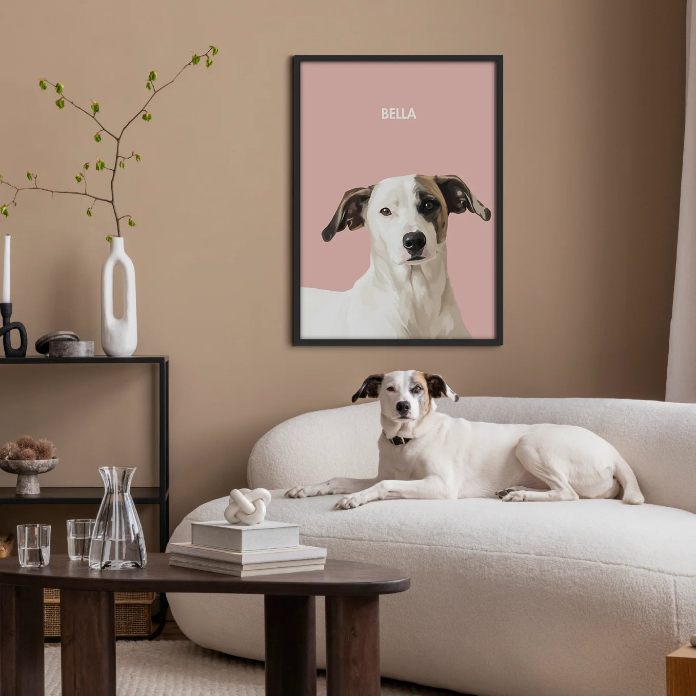 Personalisiertes Poster Hund "Gemälde"