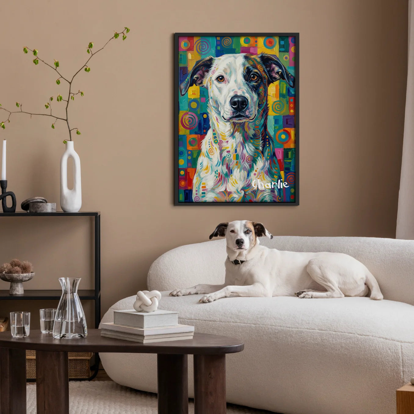 Personalisiertes Poster Hund "Pop Art"