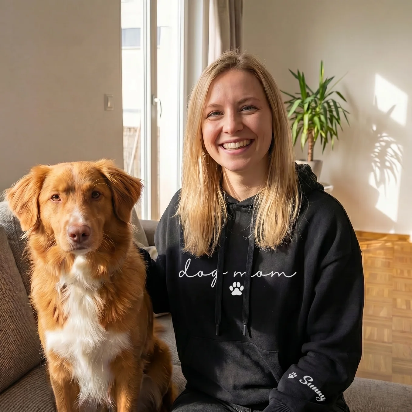 Personalisierter Hoodie “Dog Mama”