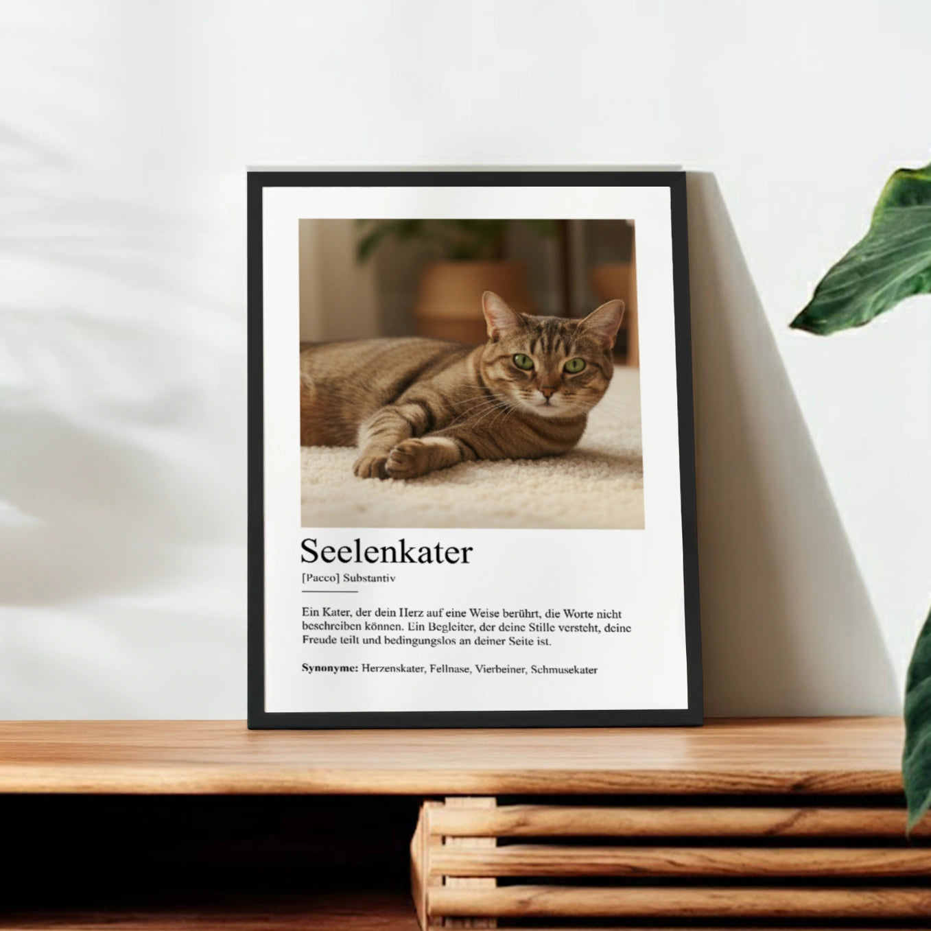 Personalisiertes Poster Definition "Seelenkater"