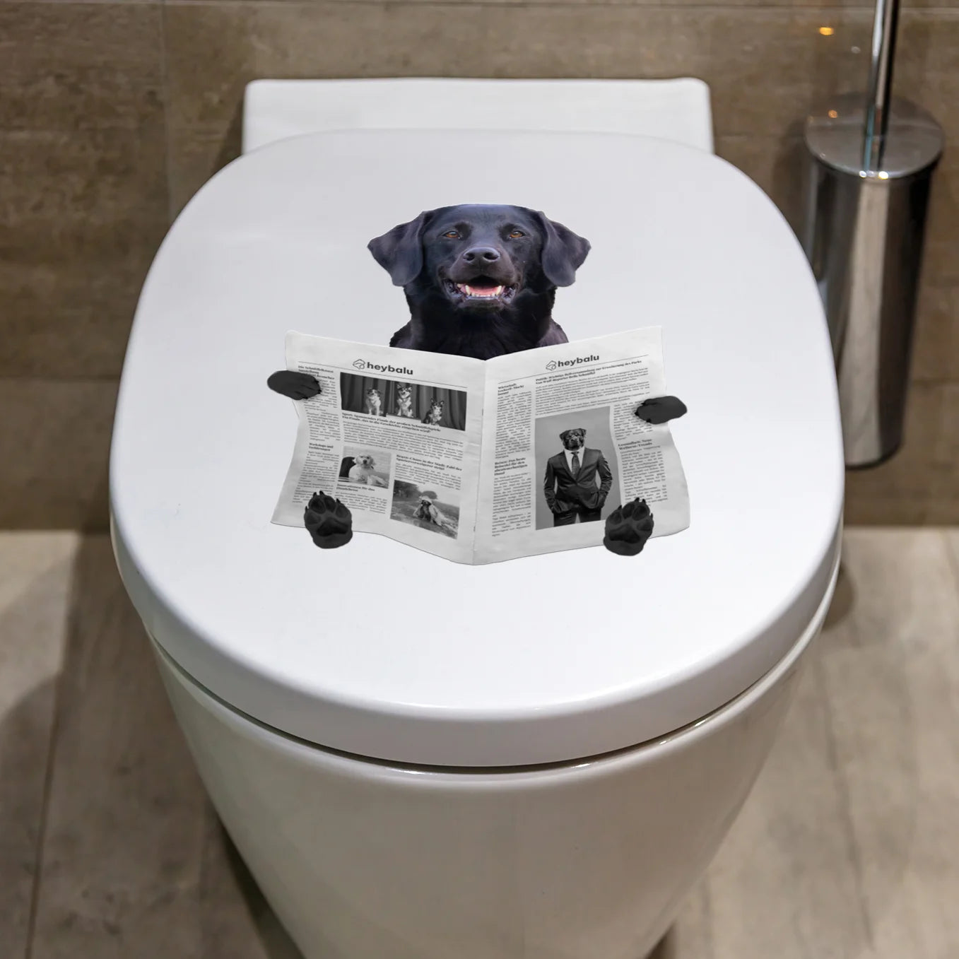 Individueller WC Aufkleber – "Wichtige Sitzung"