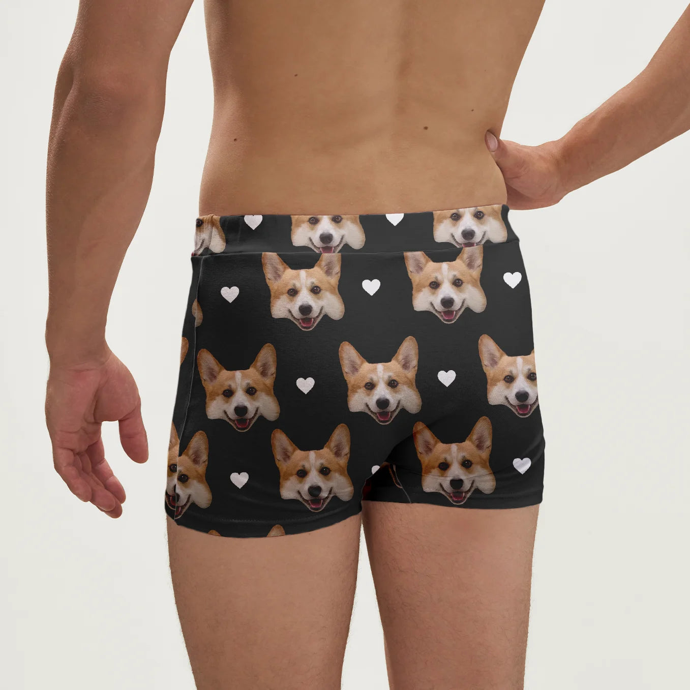 Personalisierte Boxershorts "Haustier Muster" Hey Balu