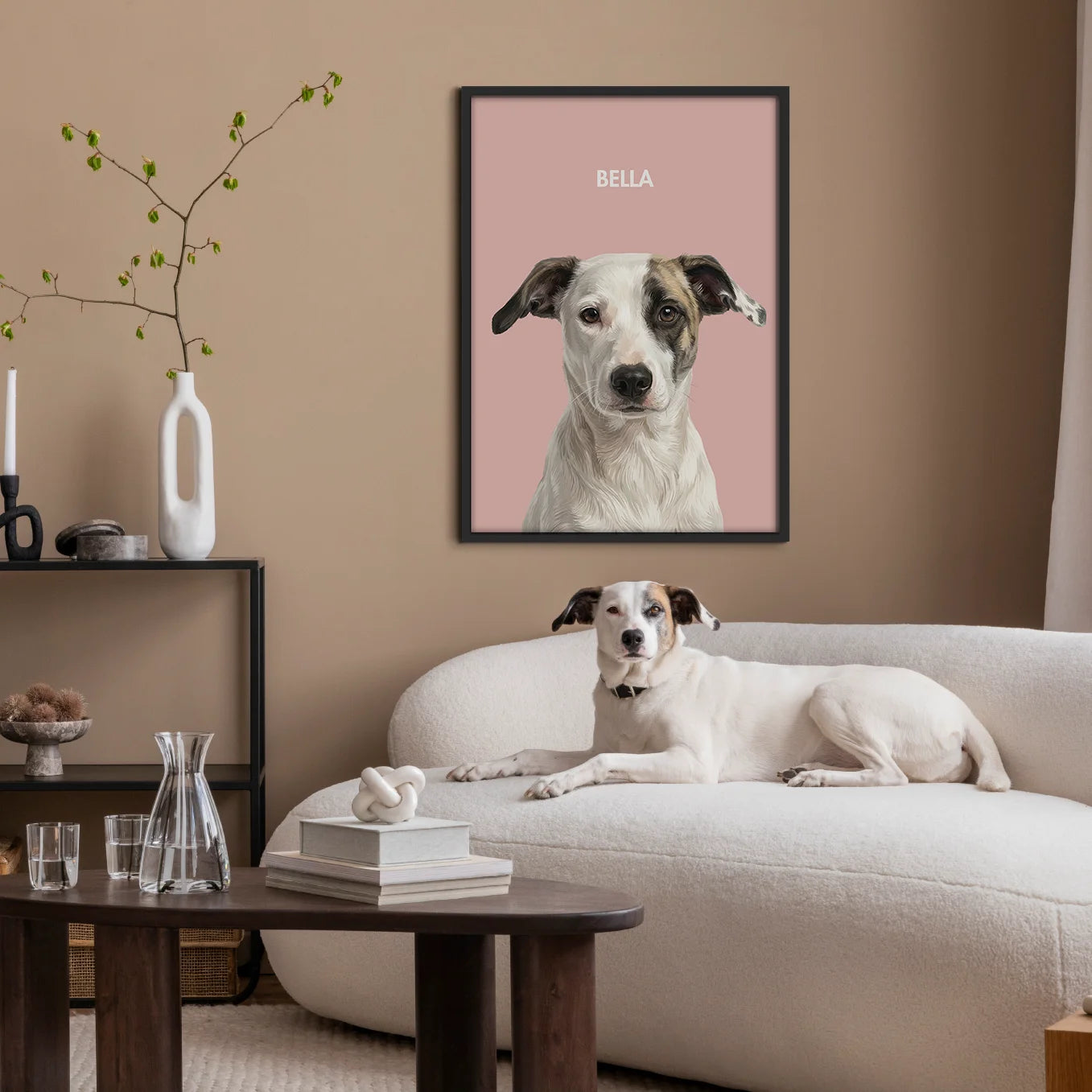 Personalisiertes Poster Hund "Gemälde"