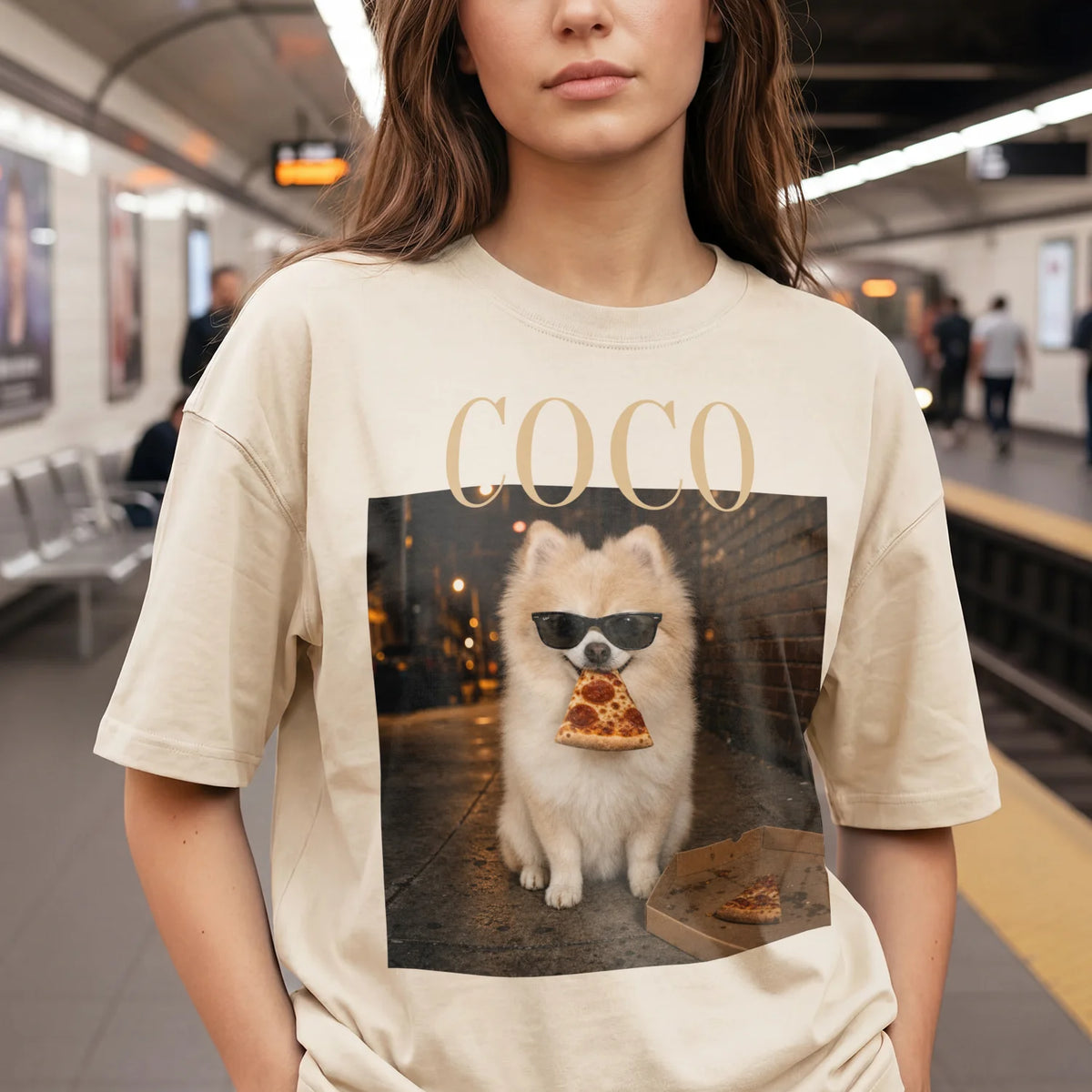 Personalisiertes T-Shirt "Vintage Haustier"