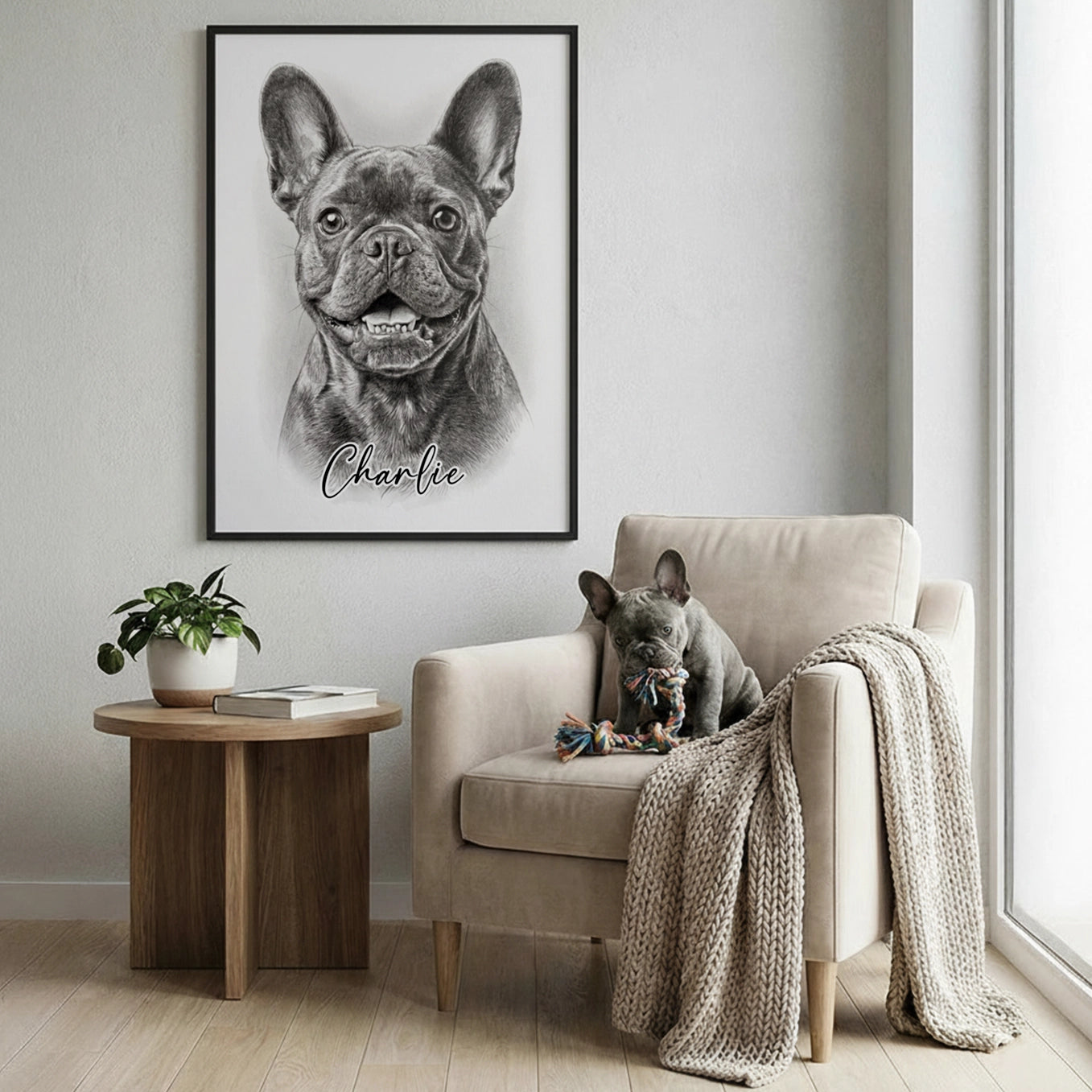 Personalisiertes Poster "Sketch Hund"