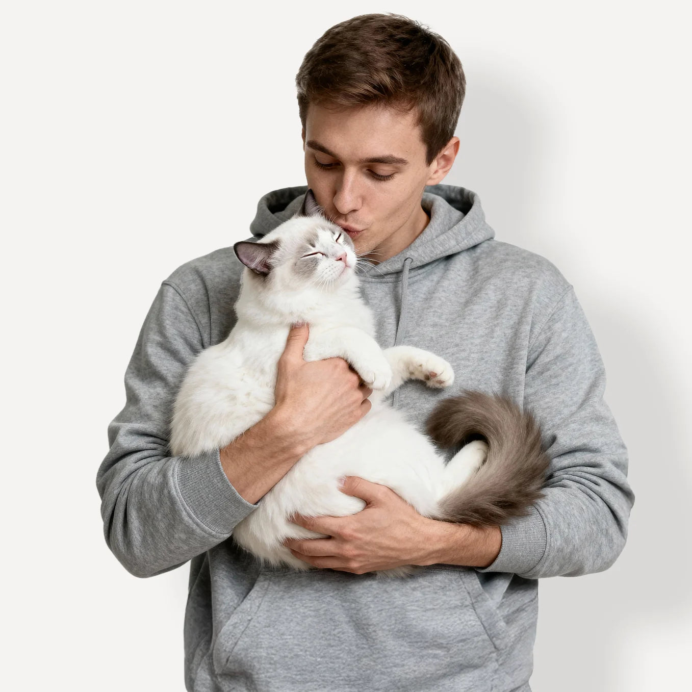 Personalisierter Hoodie "Cat Dad"
