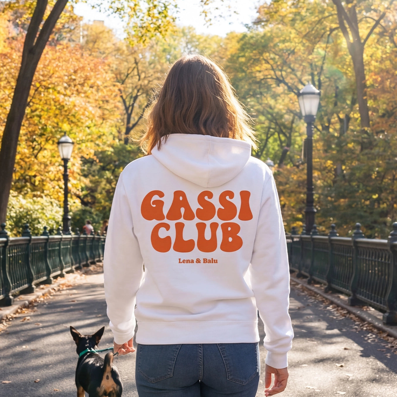 Personalisierter Hoodie "Gassi Club"