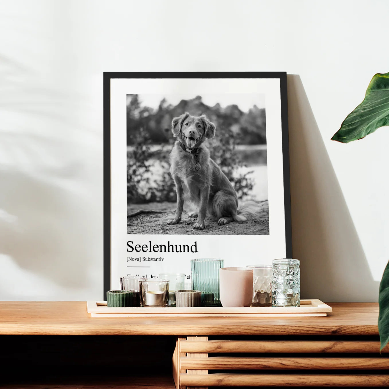 Personalisiertes Poster Definition "Seelenhund"