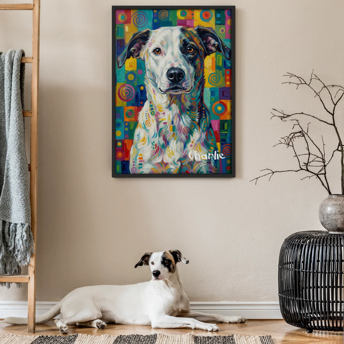 Personalisiertes Poster Hund "Pop Art"