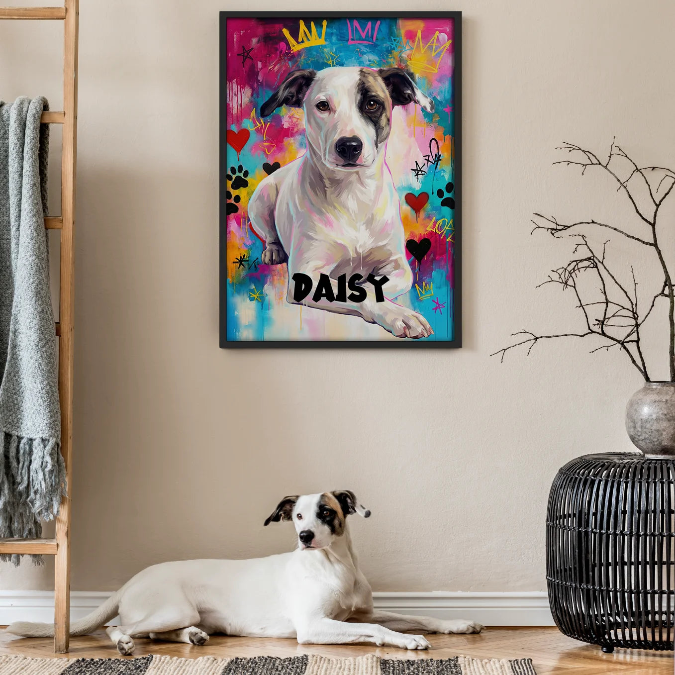 Personalisiertes Poster Haustier "Street Art"