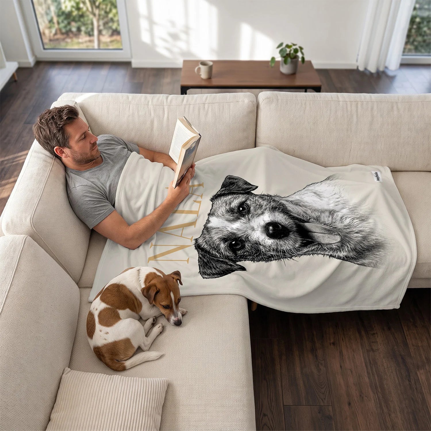 Personalisierte Decke "Retro"