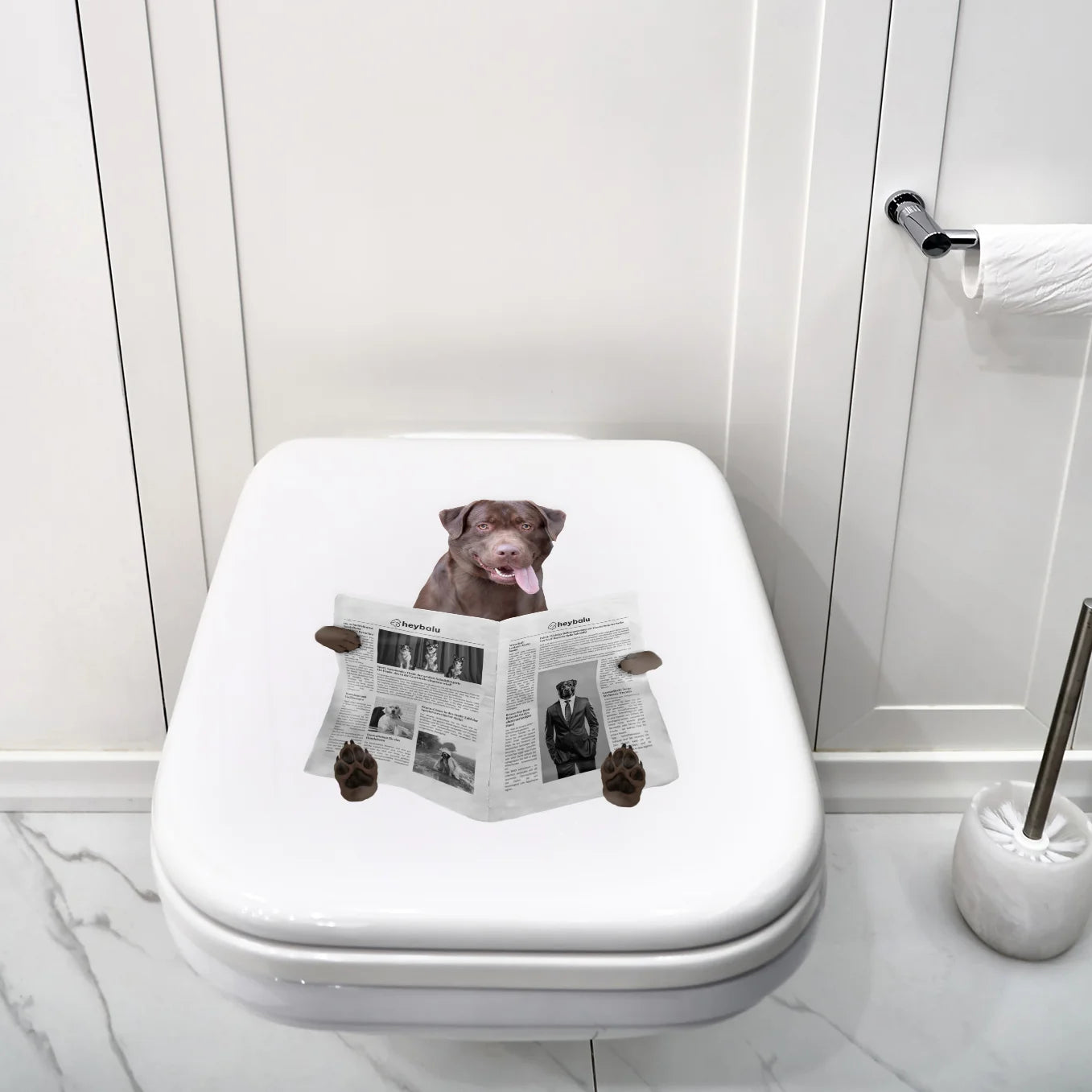 Individueller WC Aufkleber – "Wichtige Sitzung"
