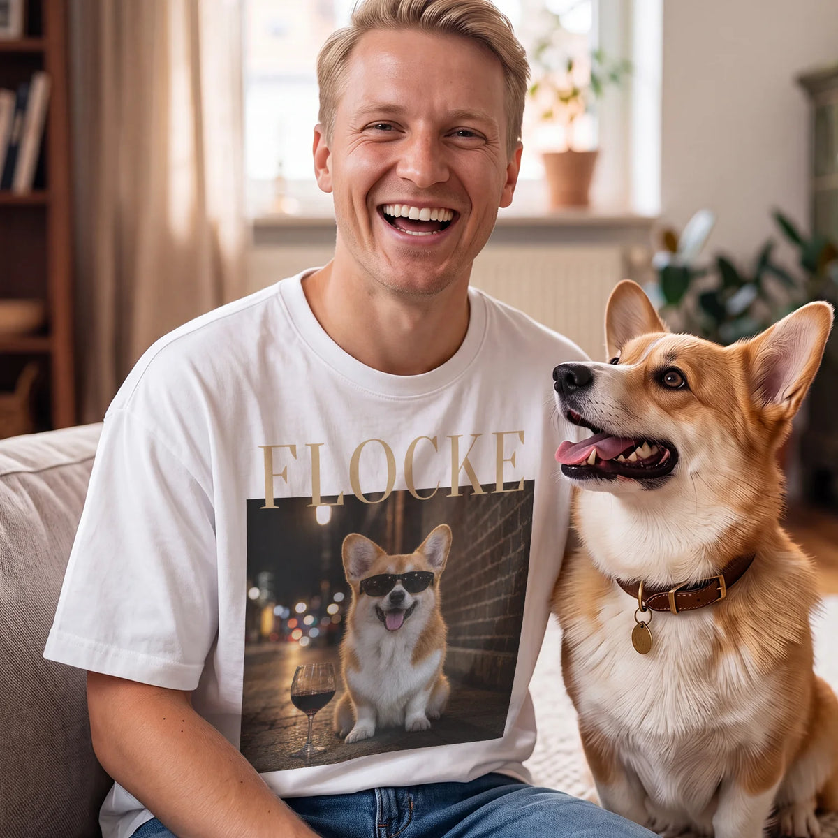 Personalisiertes T-Shirt "Vintage Haustier"