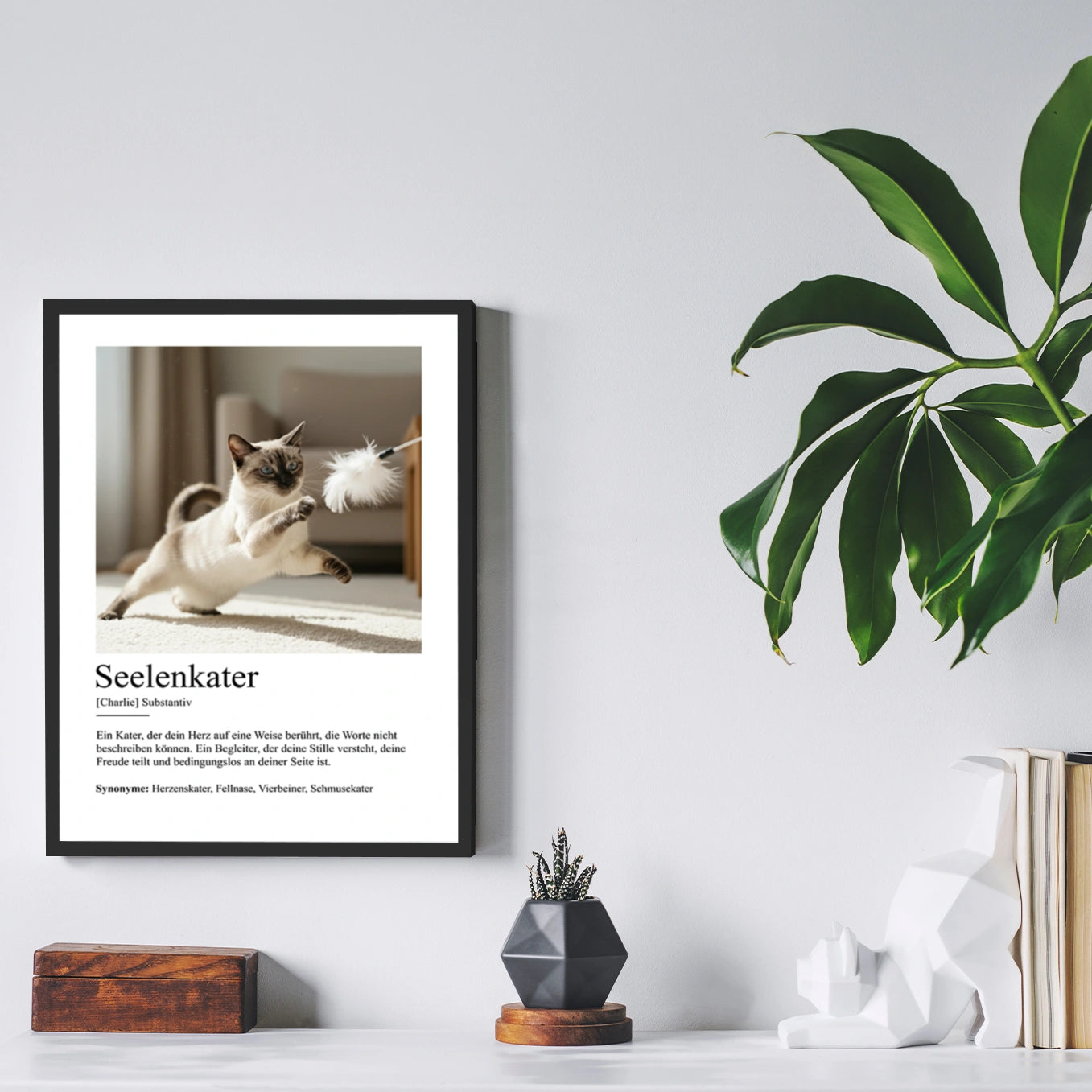 Personalisiertes Poster Definition "Seelenkater"
