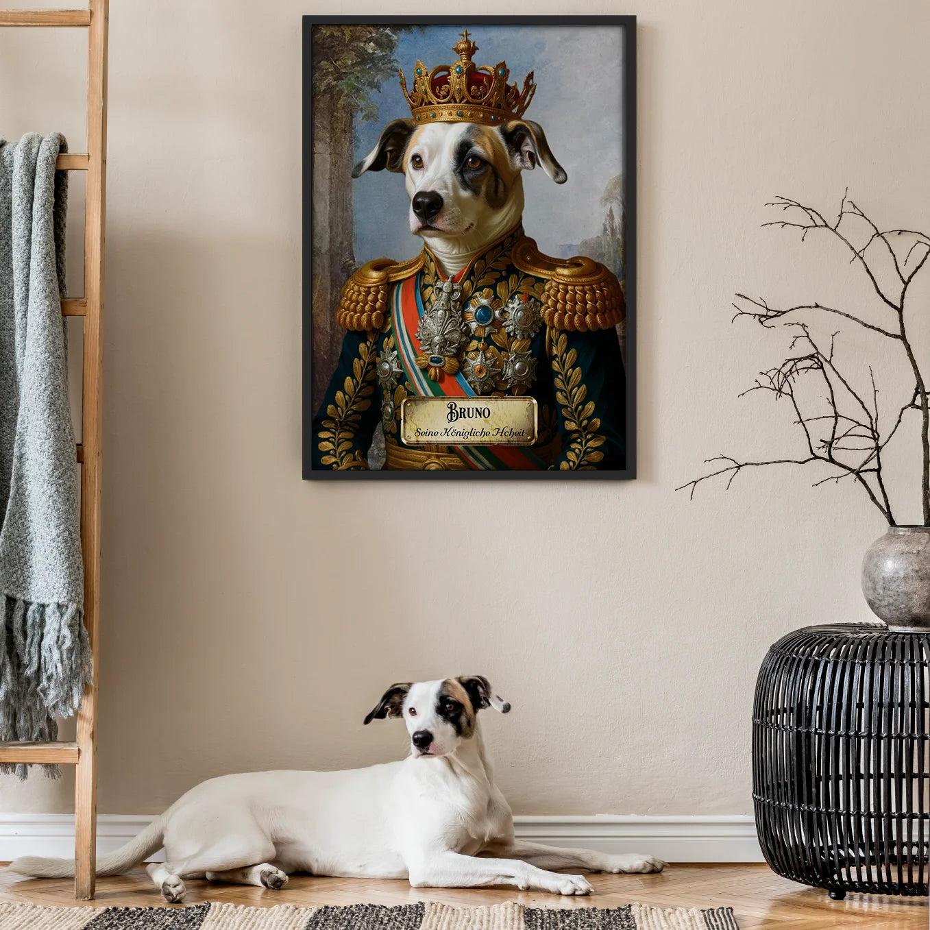 Personalisiertes Hunde-Poster "Royal"