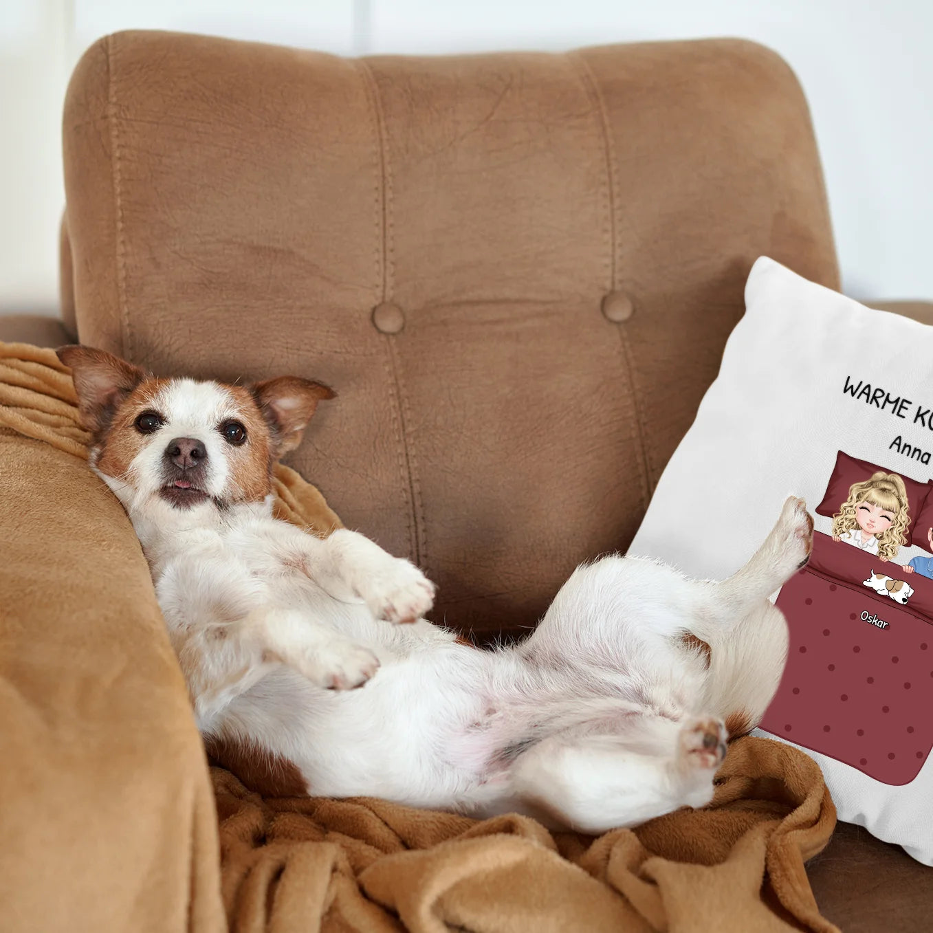 AOP Pillow “Sleep Clipart” Hey Balu