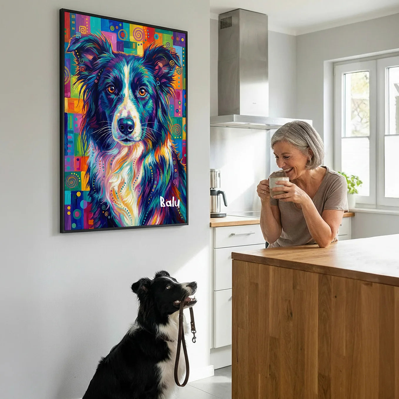 Personalisiertes Poster Hund "Pop Art"