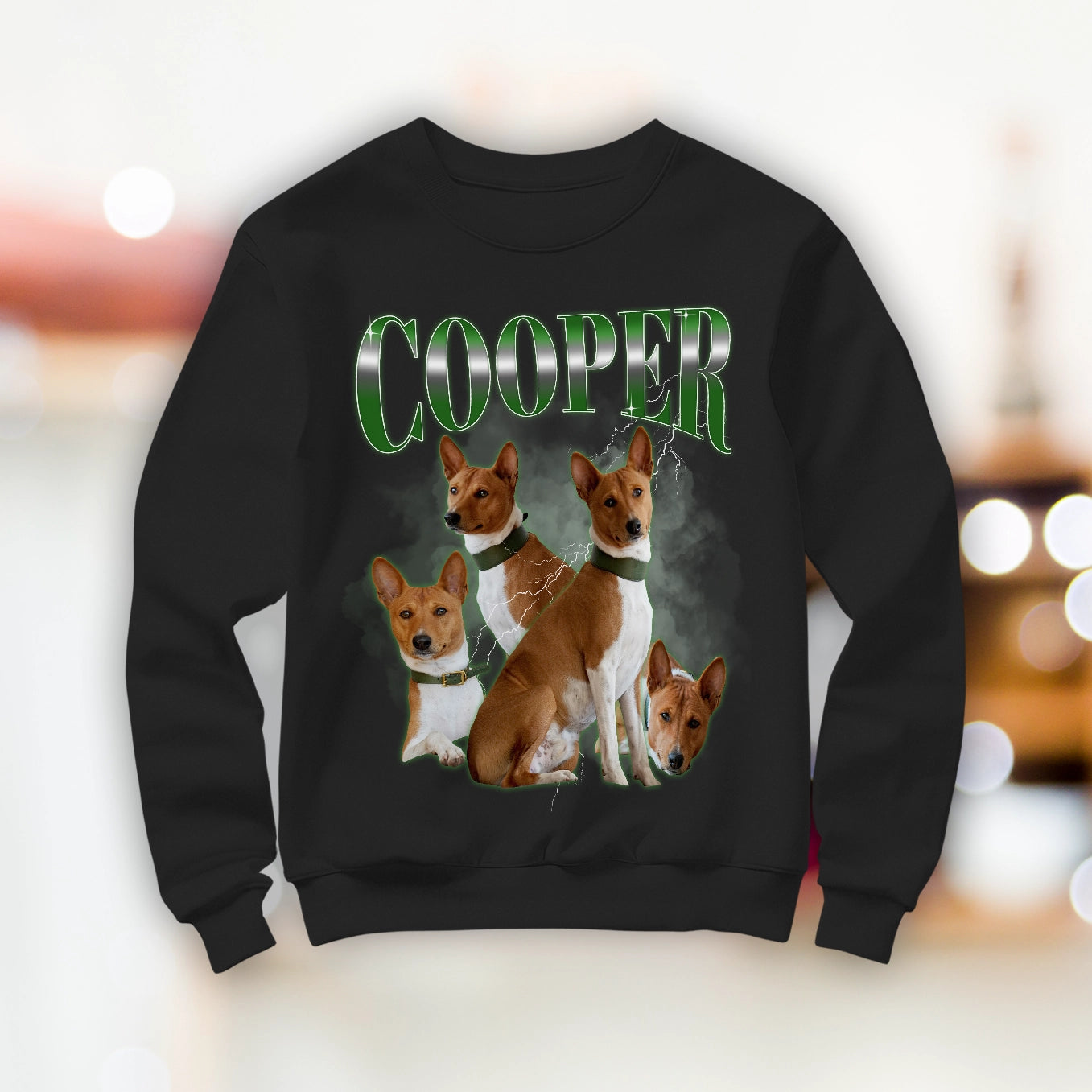 Personalisiertes Haustier Sweater "Vintage Name" Hey Balu