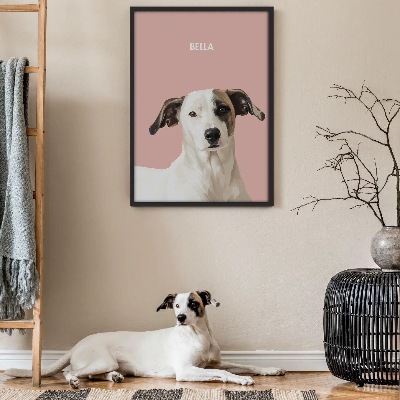 Personalisiertes Poster Hund "Gemälde"