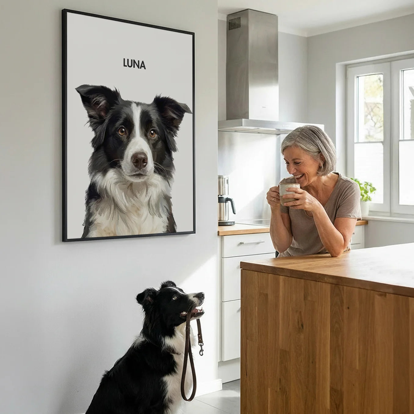 Personalisiertes Poster Hund "Gemälde"