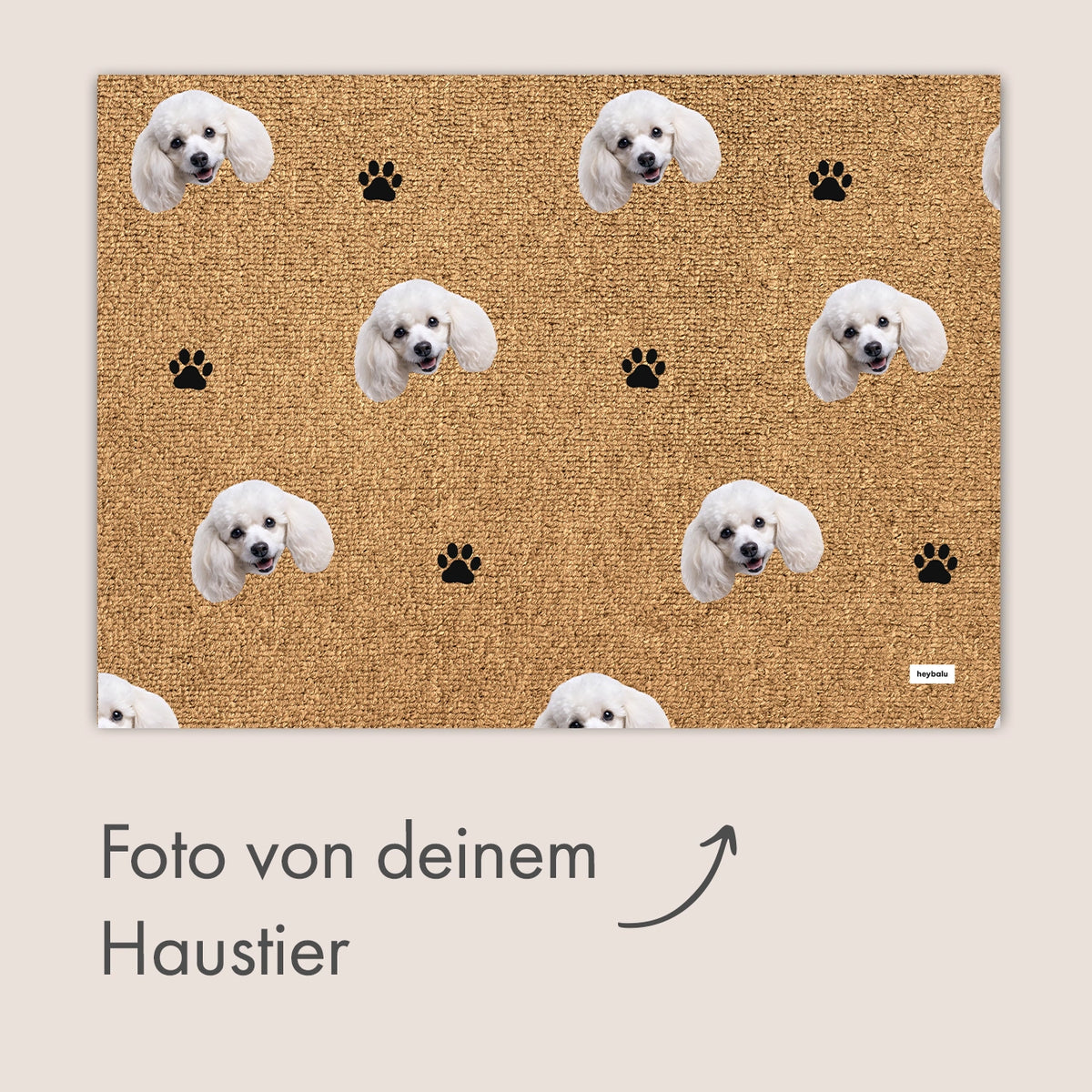 Personalisierte Fußmatte mit deinem Haustier – personalisiertes Geschenk – Ansicht 3