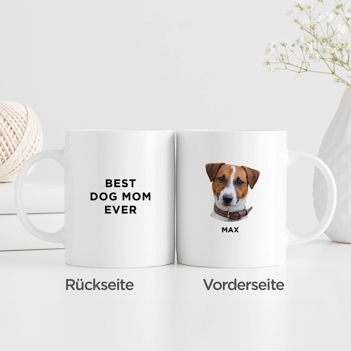 Personalisierte Tasse "Best Dog Mom Ever" Hey Balu