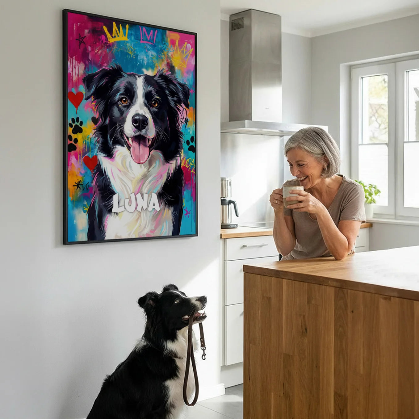 Personalisiertes Poster Haustier "Street Art"
