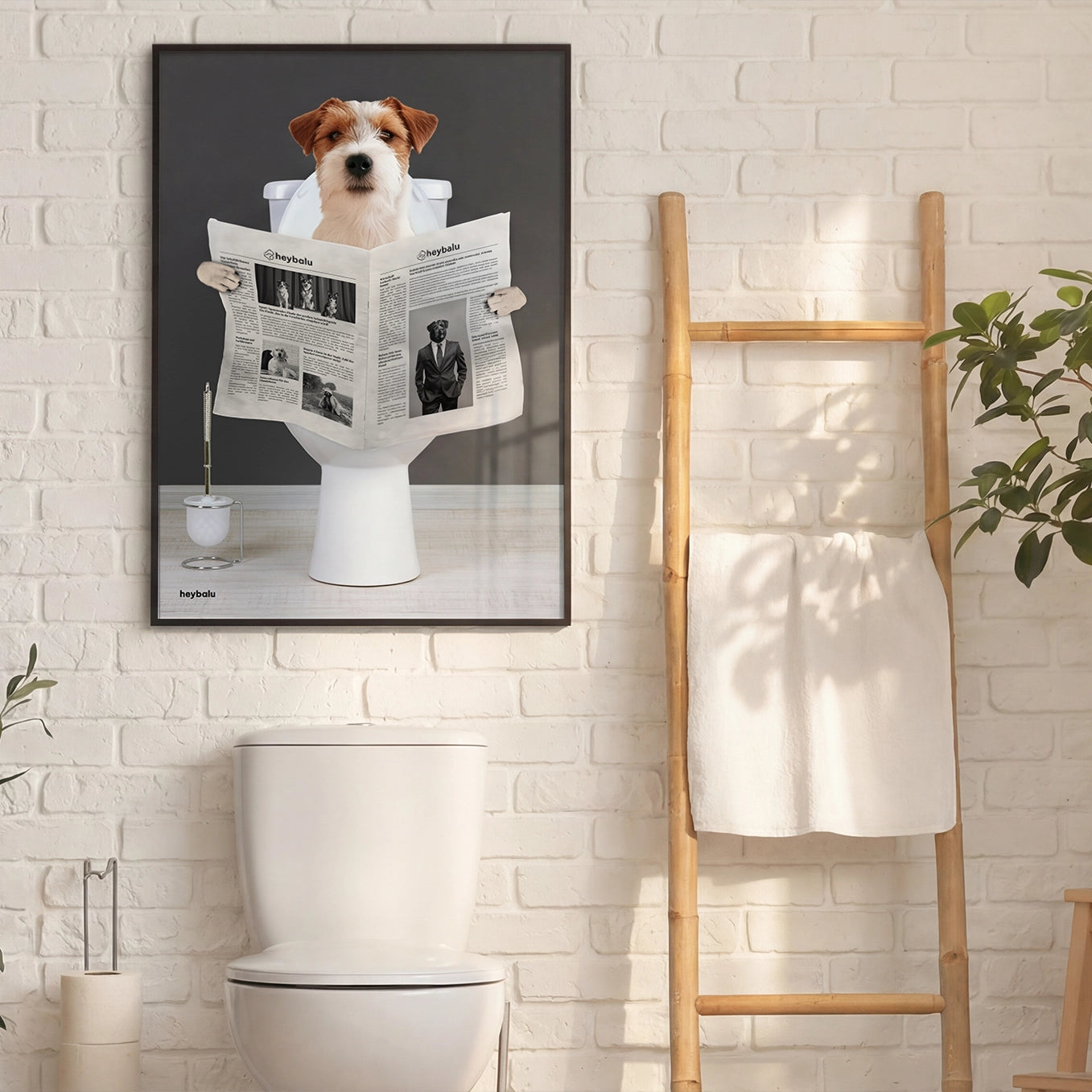 Personalisiertes Poster Hund "Wichtige Sitzung"