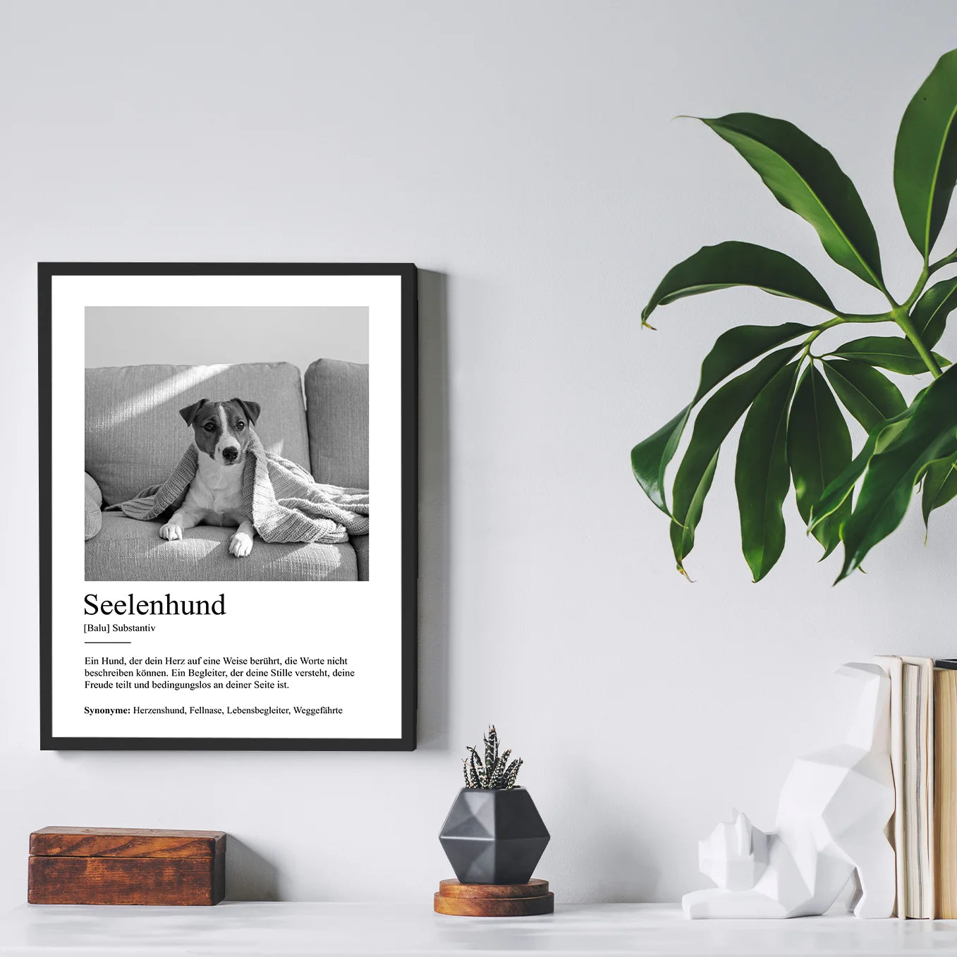 Personalisiertes Poster Definition "Seelenhund"
