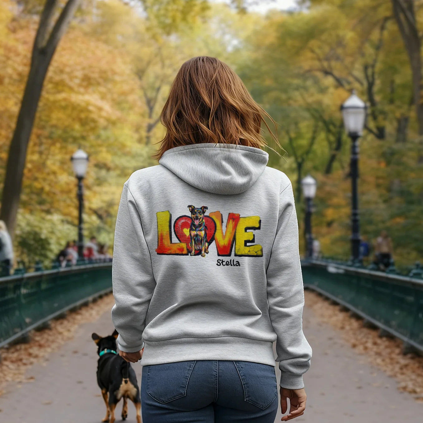 Personalisierter Haustier-Hoodie "LOVE"