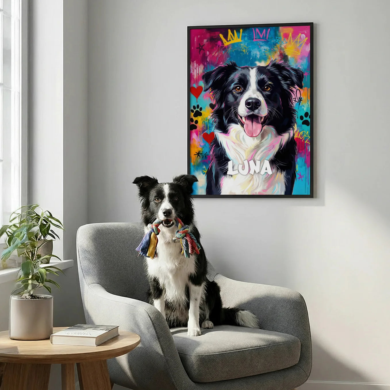 Personalisiertes Poster Haustier "Street Art"