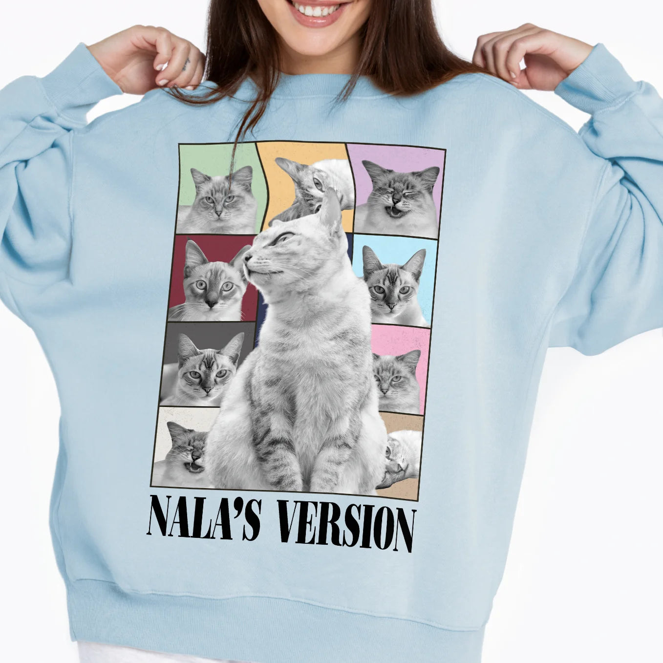 Personalisierter Sweater "Cat's Version" Hey Balu