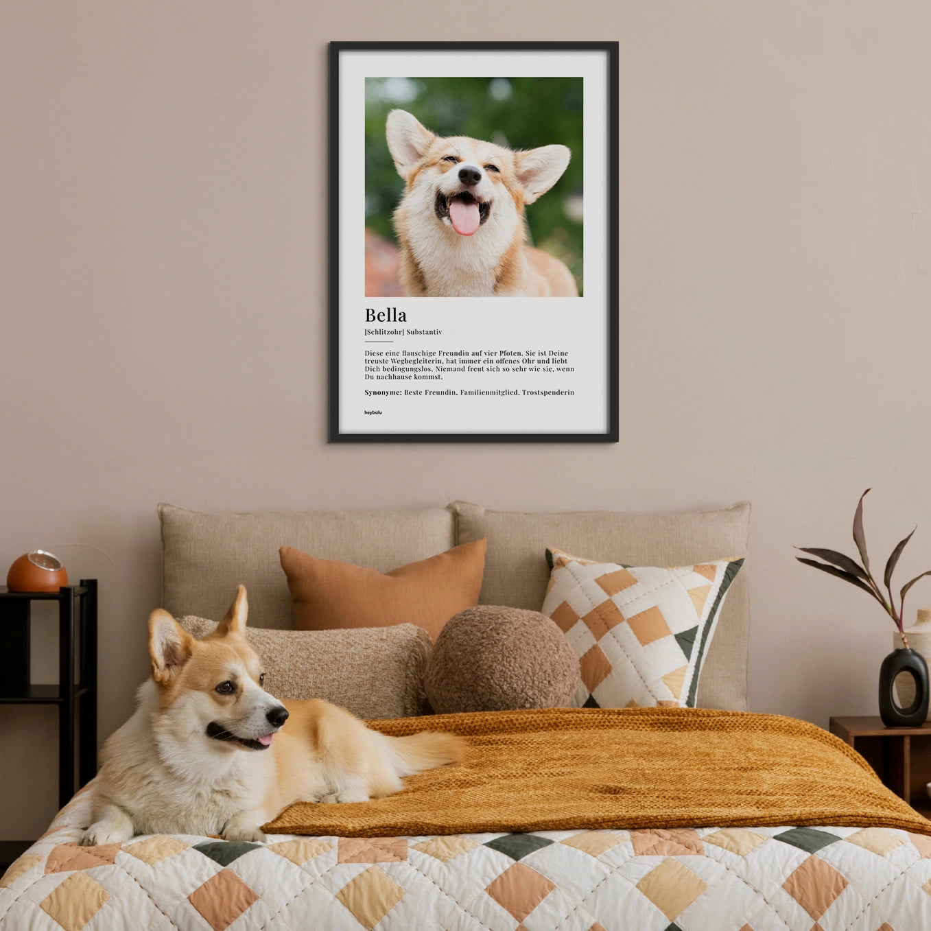 Personalisiertes Fotoposter "Haustier Definition"