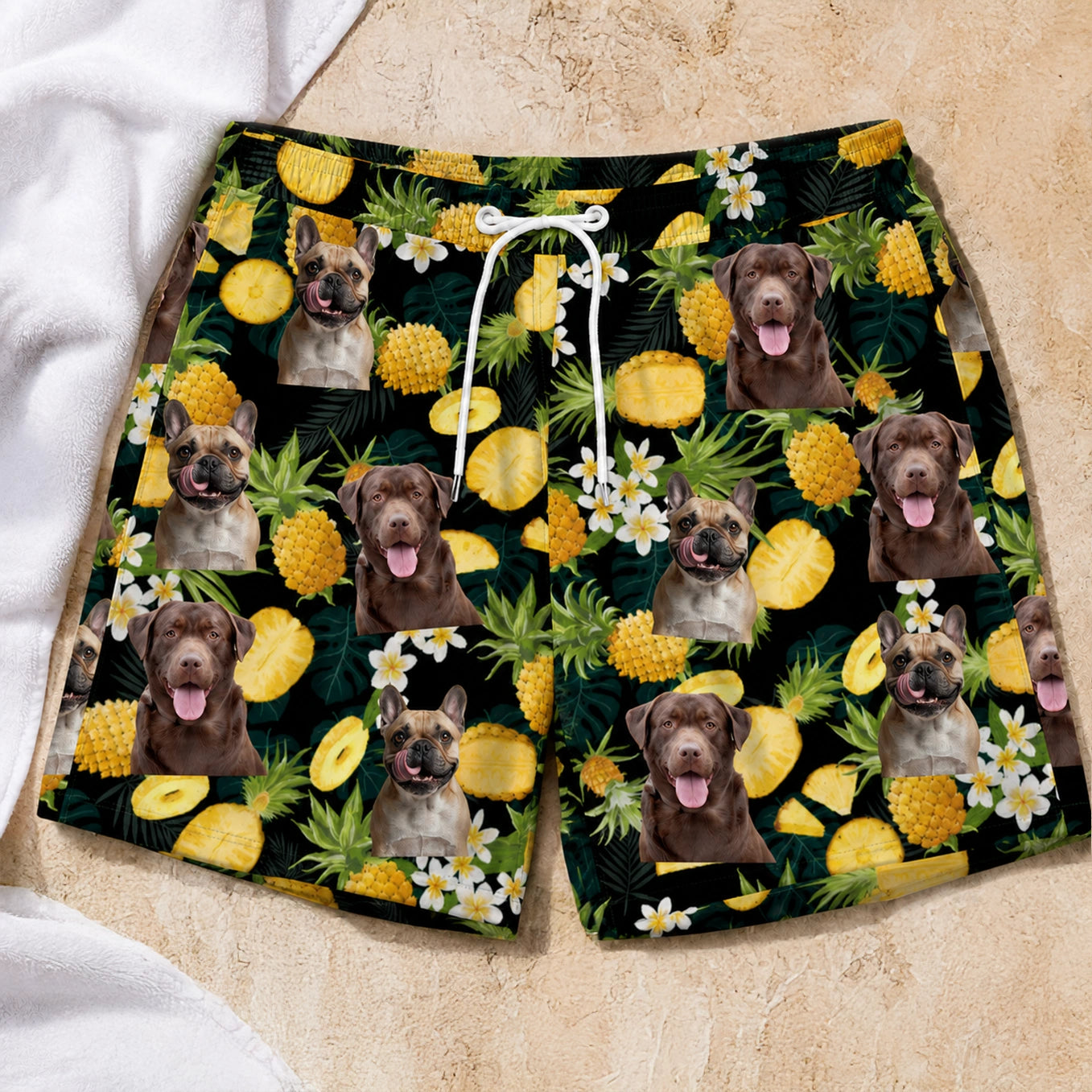 Personalisierte Badehose "Hawaii"