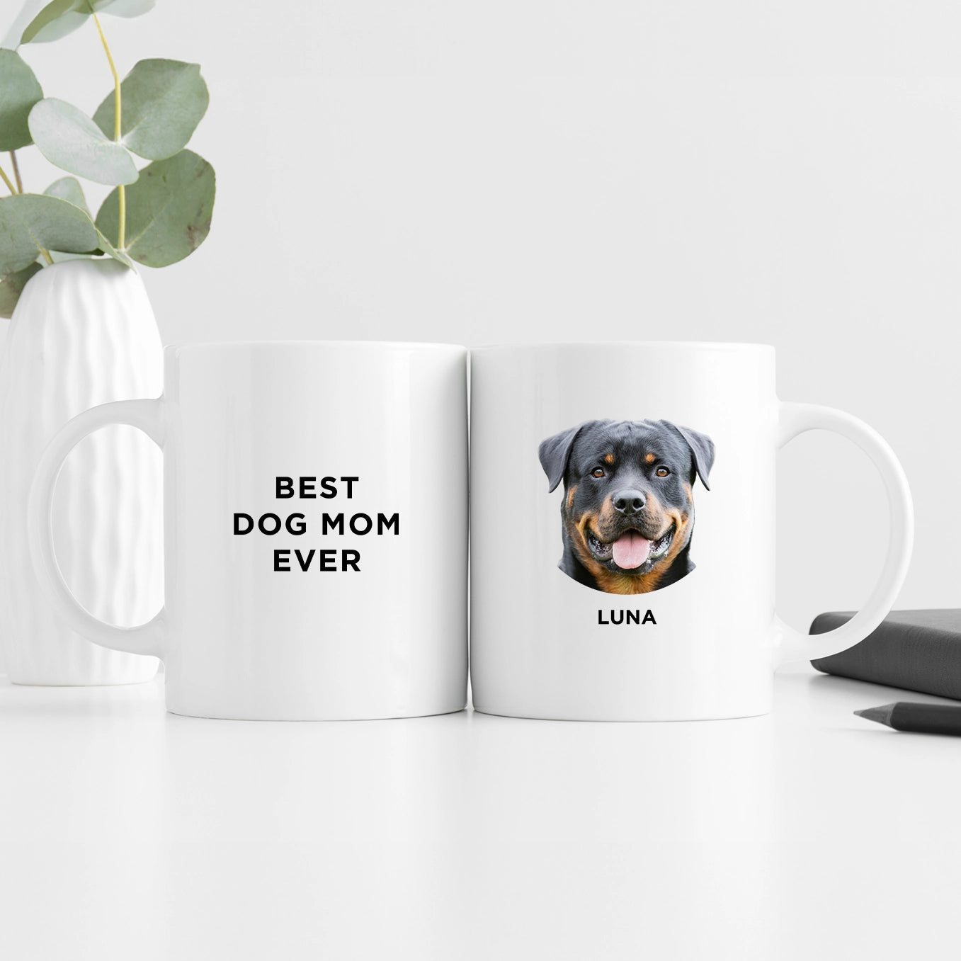 Personalisierte Tasse "Best Dog Mom Ever" Hey Balu