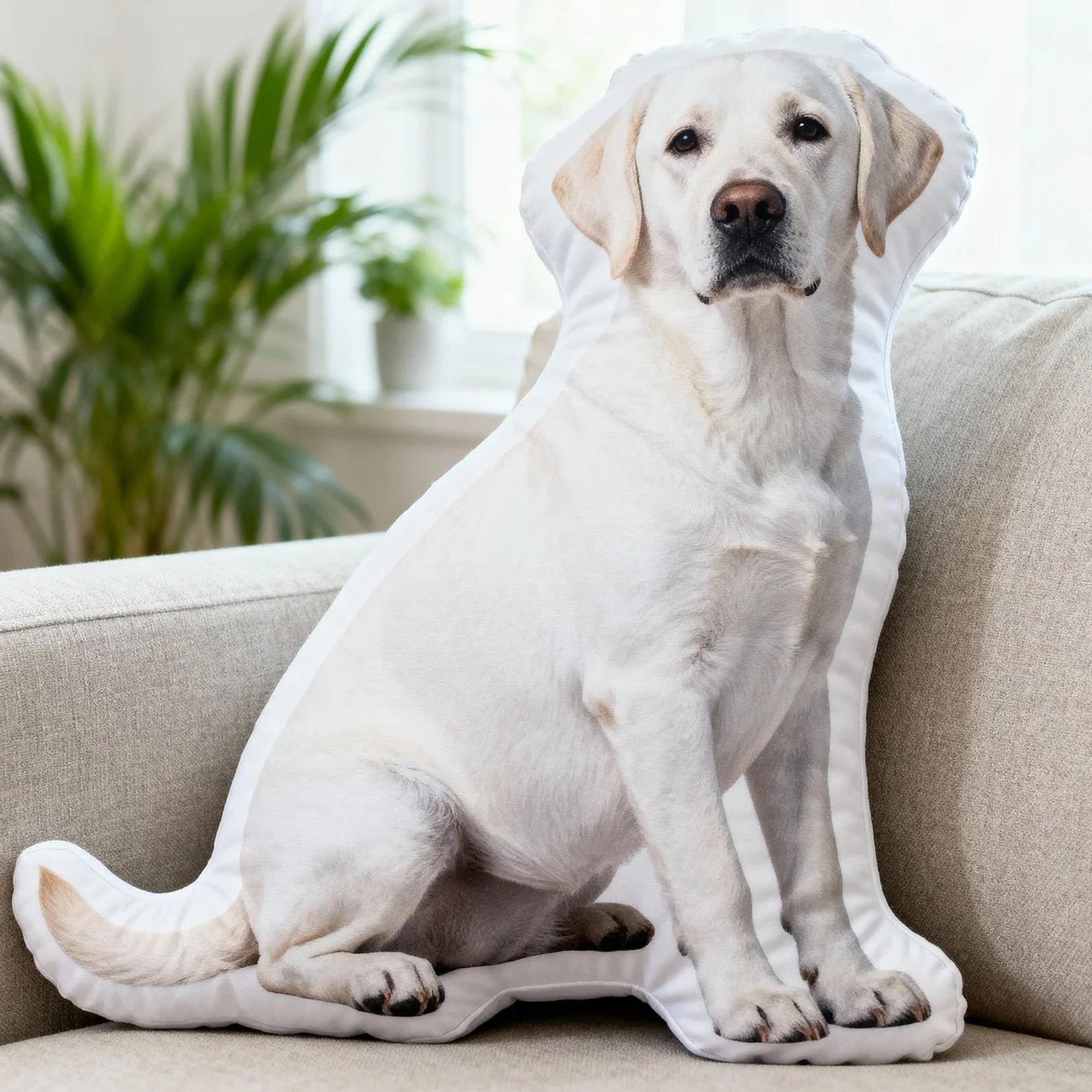 Personalisiertes 3D Dekokissen "Hund"