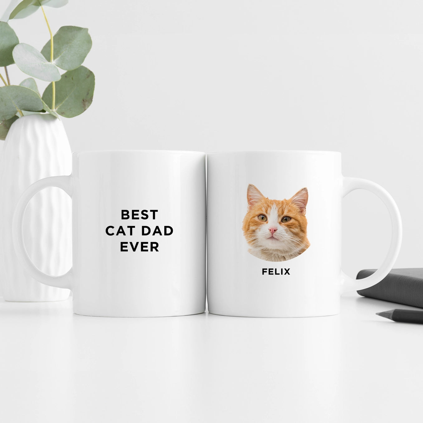 Personalisierte Tasse "Best Cat Dad Ever" Hey Balu