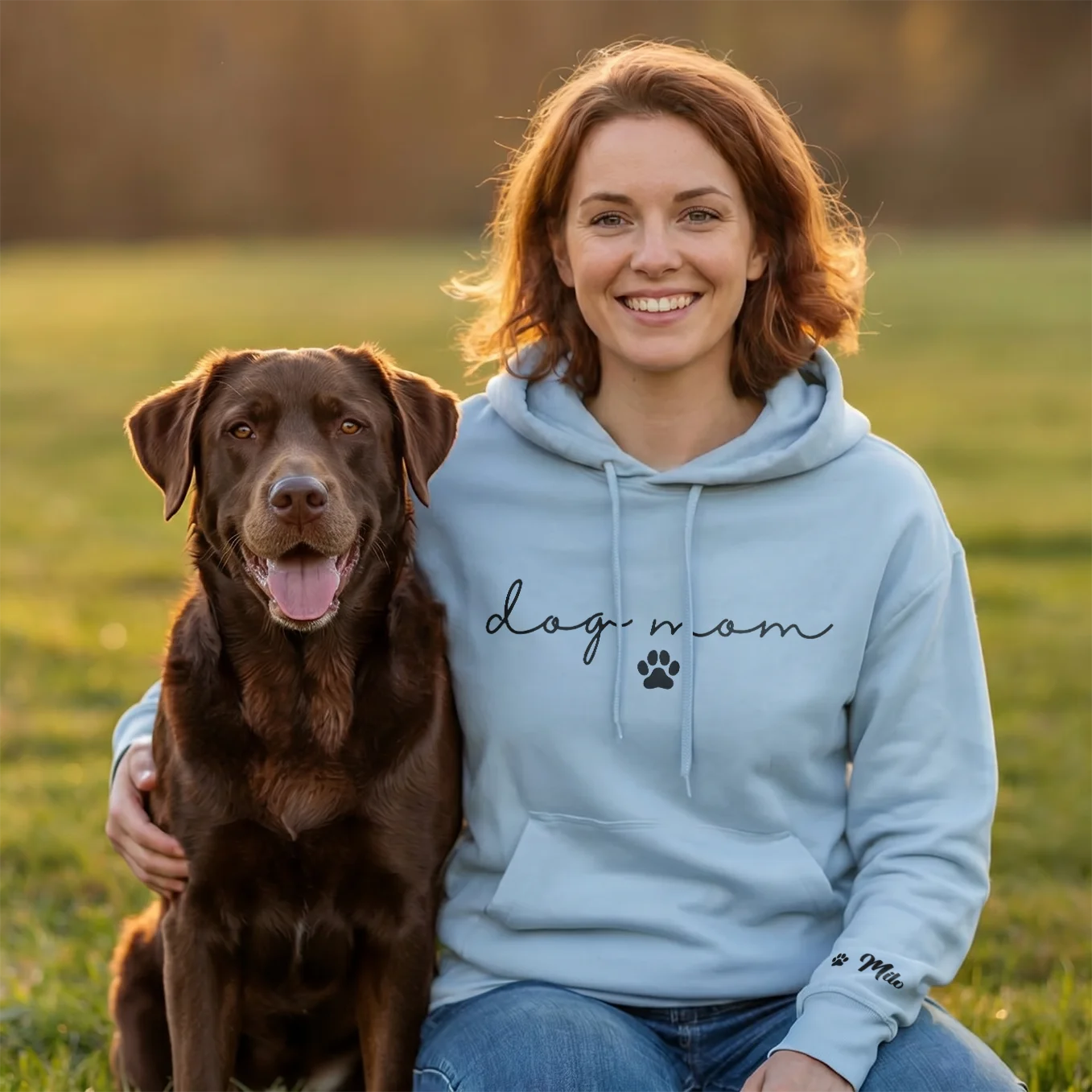 Personalisierter Hoodie “Dog Mama”