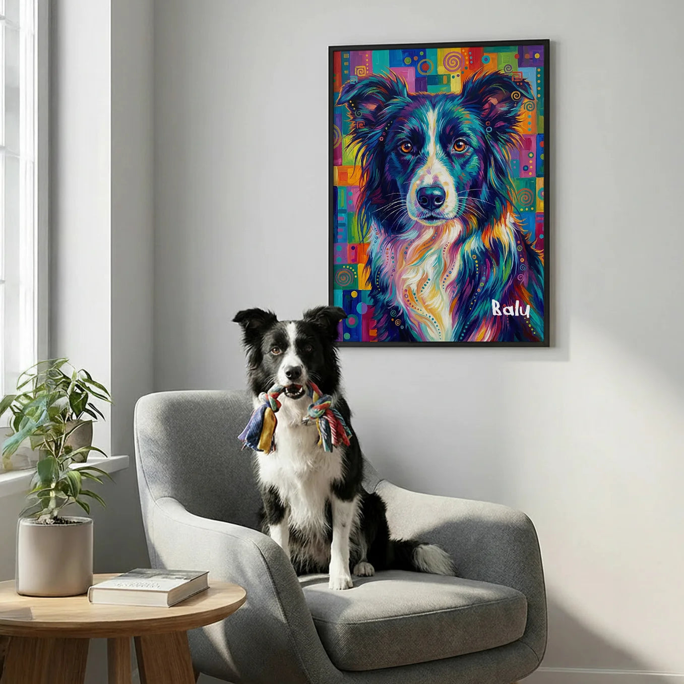 Personalisiertes Poster Hund "Pop Art"