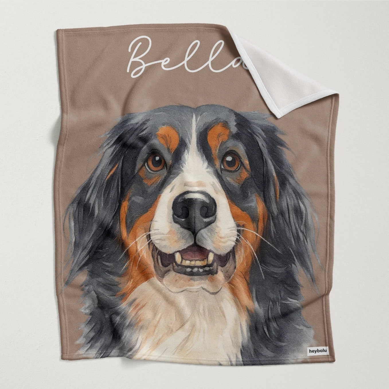 Personalisierte Decke Hund "Portrait"