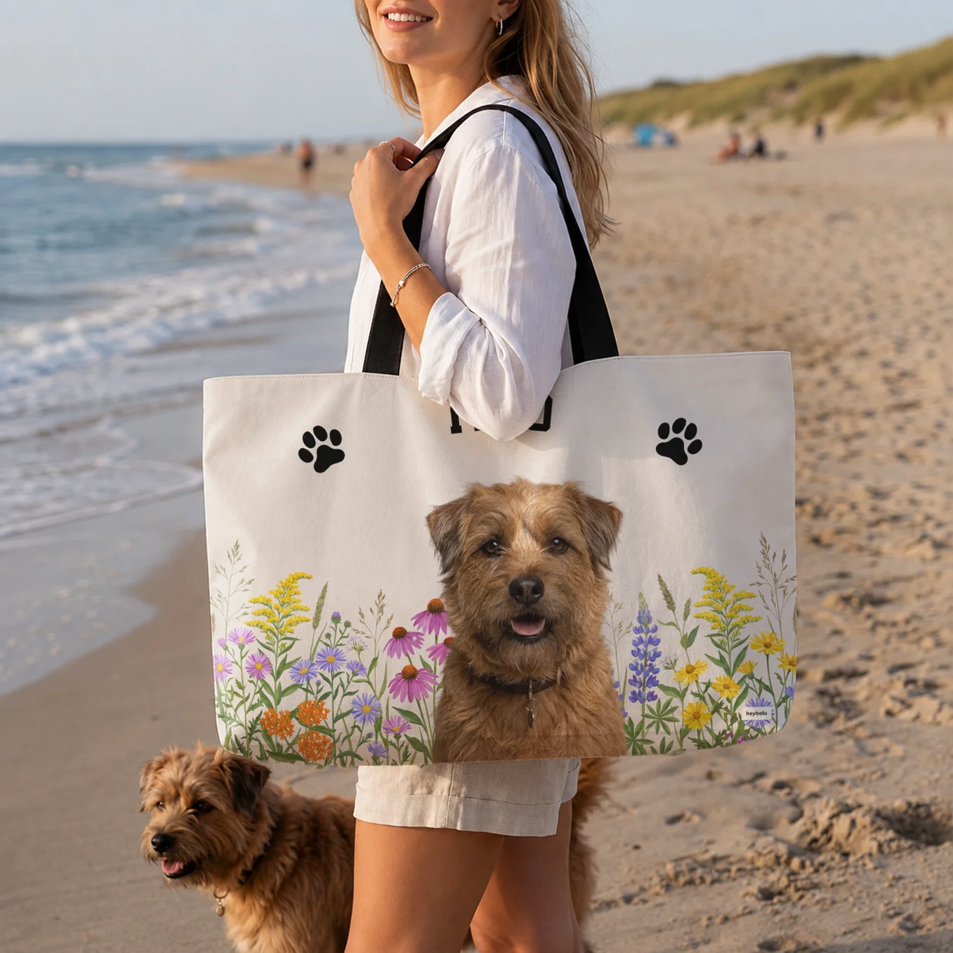 Personalisierter Weekender "Foto Hund"