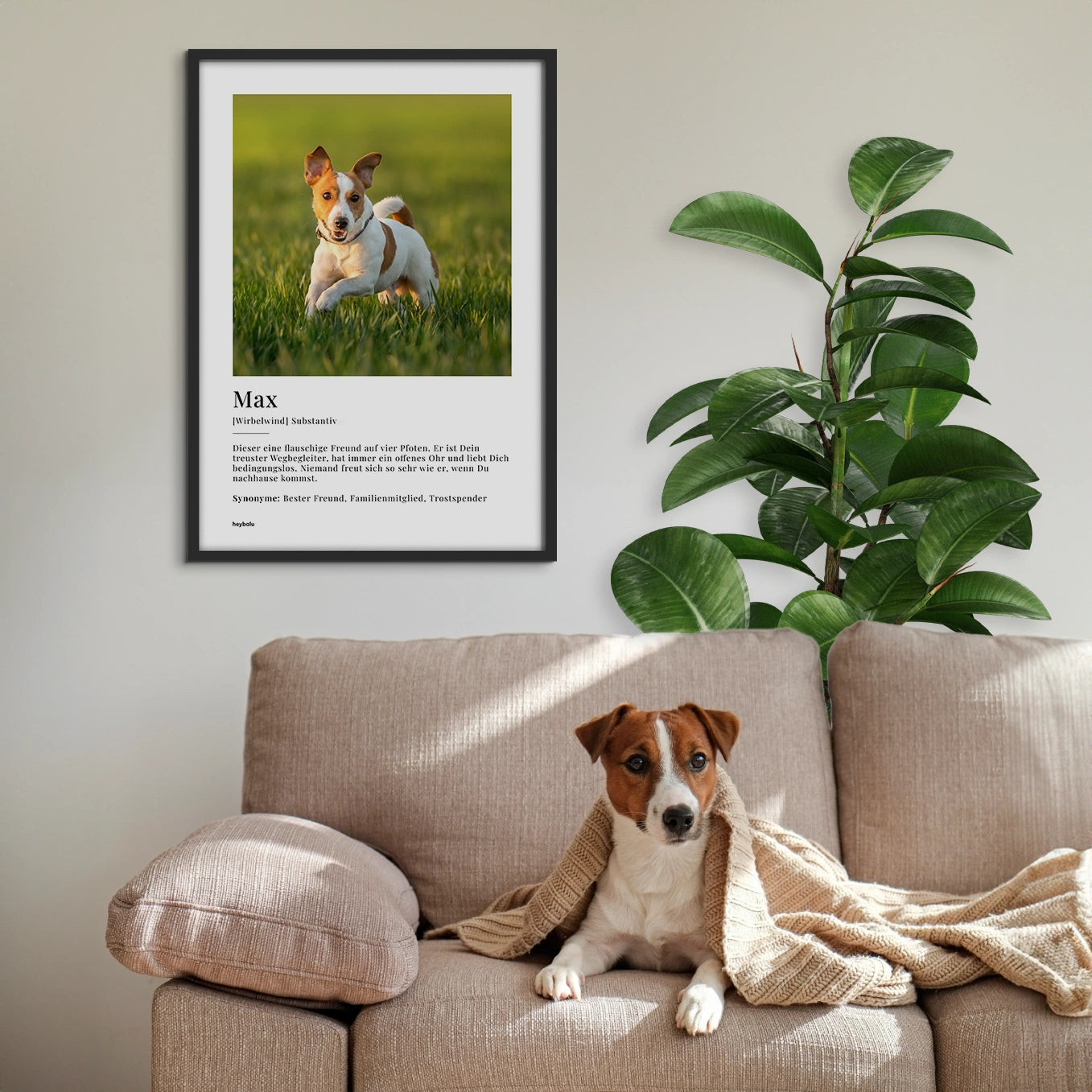 Personalisiertes Fotoposter "Haustier Definition"