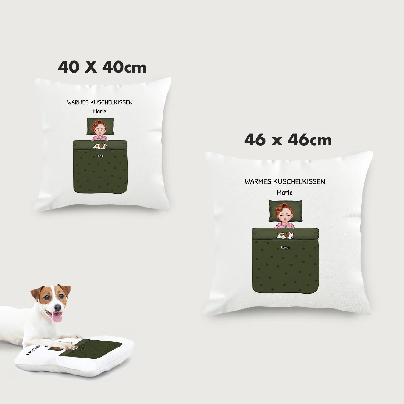 AOP Pillow “Sleep Clipart” Hey Balu