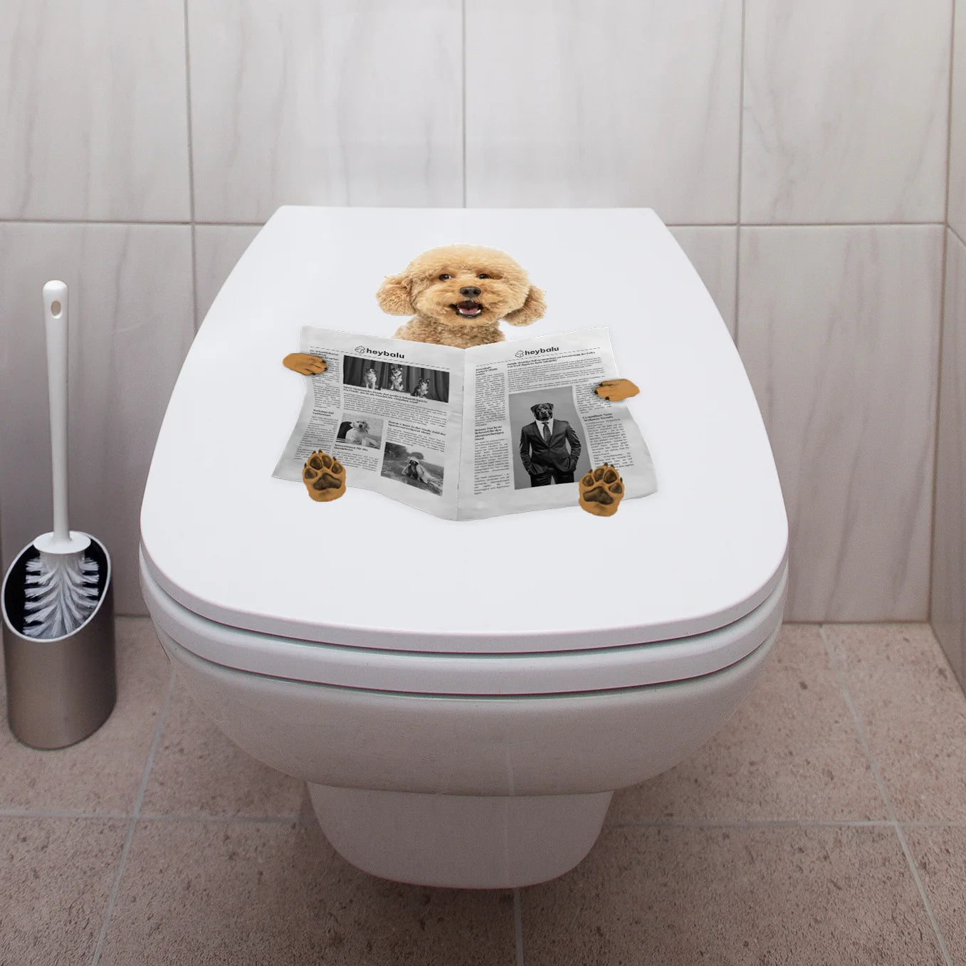 Individueller WC Aufkleber – "Wichtige Sitzung"