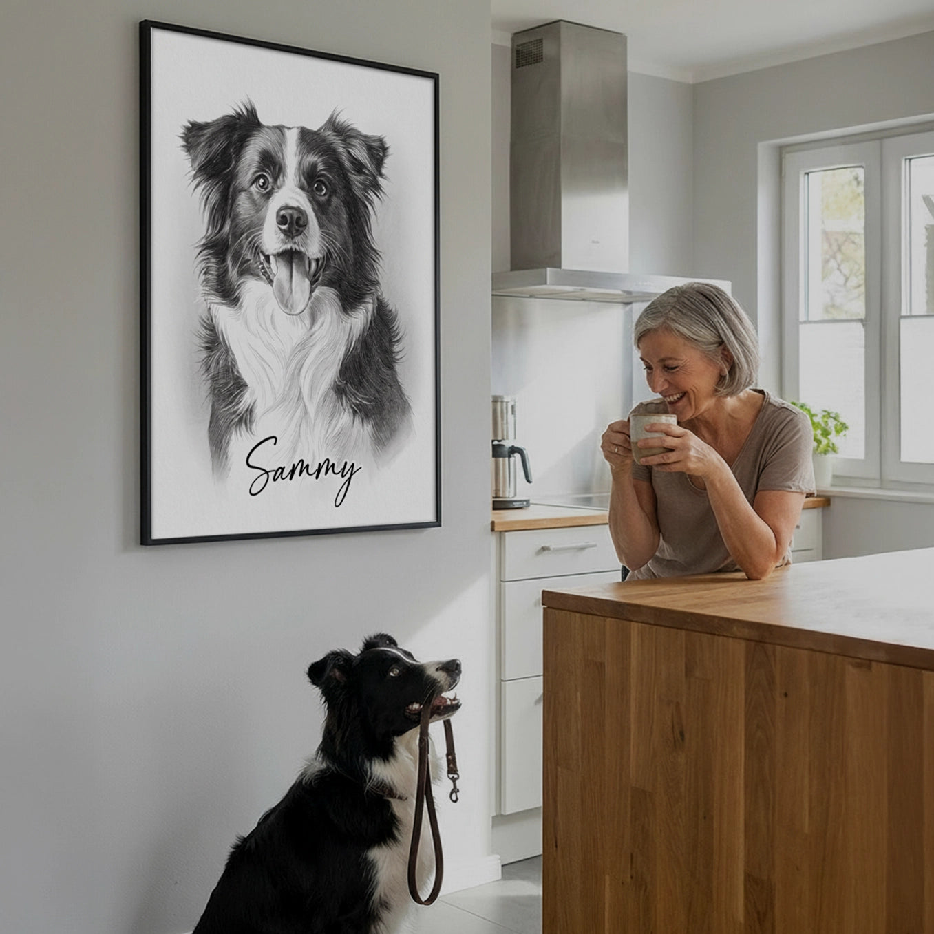 Personalisiertes Poster "Sketch Hund"