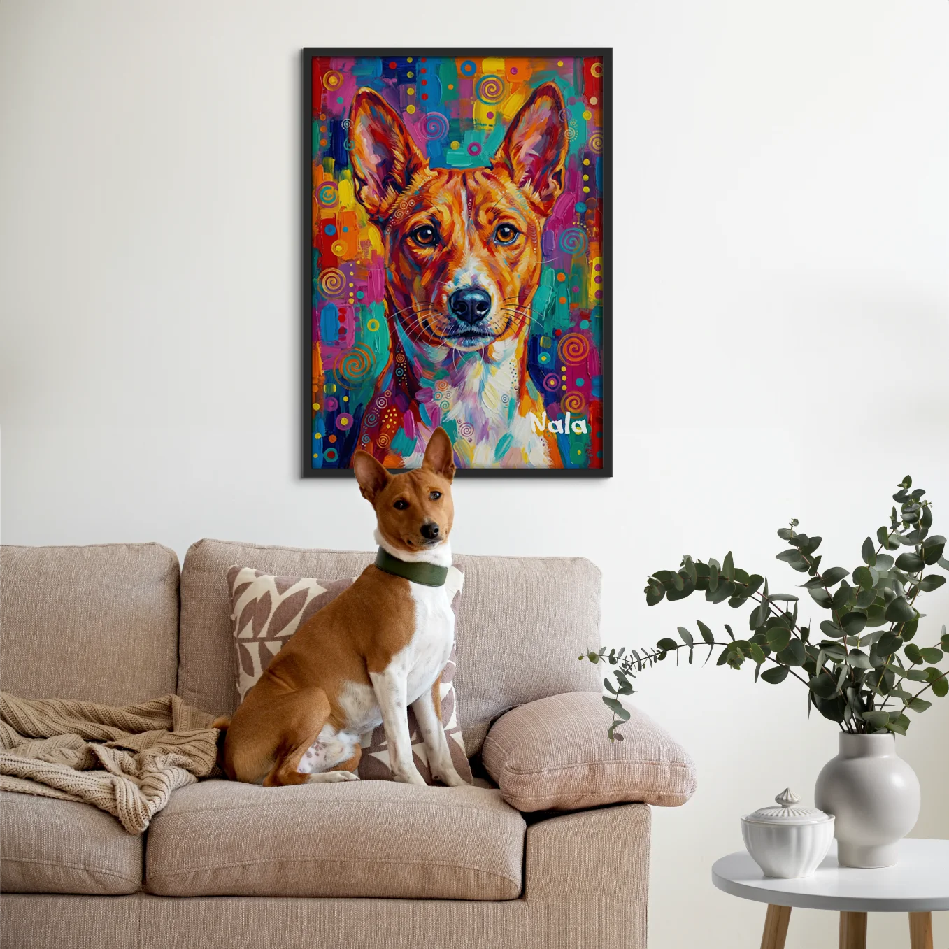 Personalisiertes Poster Hund "Pop Art"