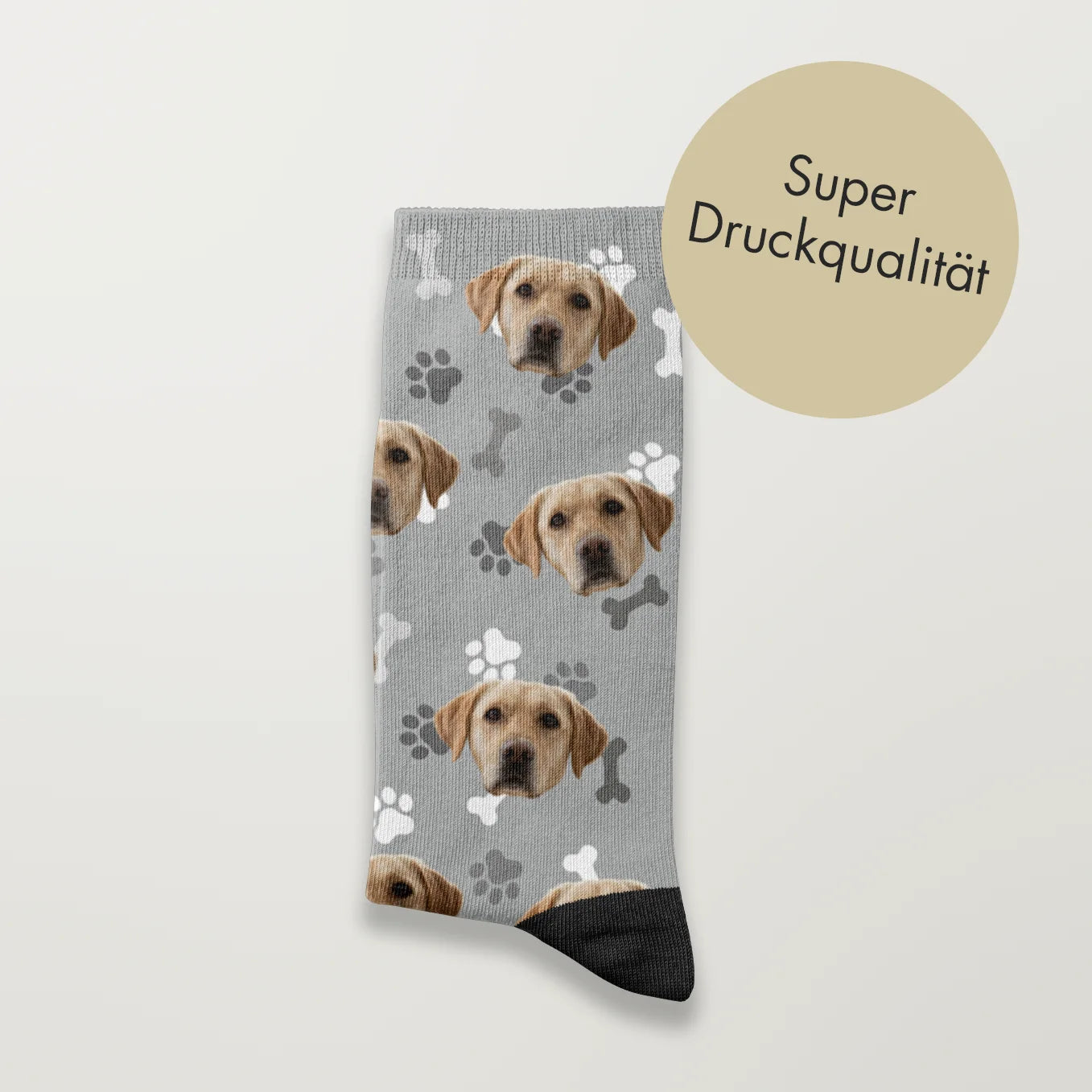 Personalisierte Socken mit deinem Haustierfoto